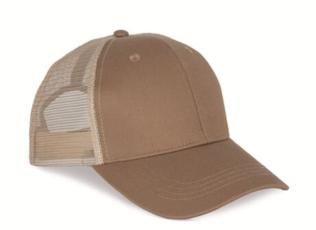 Casquette trucker unisexe - PAT036 - beige camel