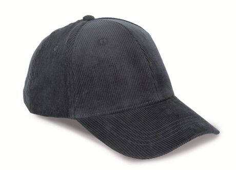 Casquette velours côtelé unisexe - PAT016 - bleu marine