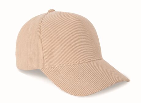 Casquette en velours côtelé - KP250 - beige sand