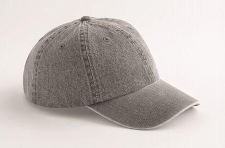 Casquette denim 6 panneaux - Adulte - B105 - gris acid grey