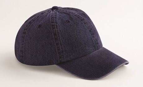 Casquette denim 6 panneaux - Adulte - B105 - bleu indigo