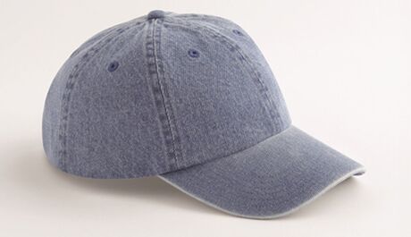 Casquette denim 6 panneaux - Adulte - B105 - bleu mid blue