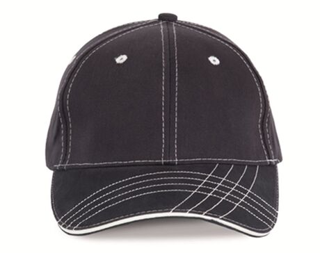 Casquette fashion - KP109 - bleu marine et blanc