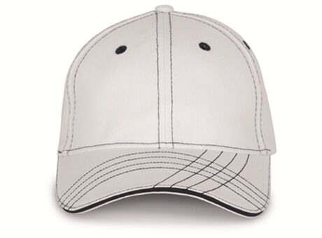 Casquette fashion - KP109 - blanc et bleu marine