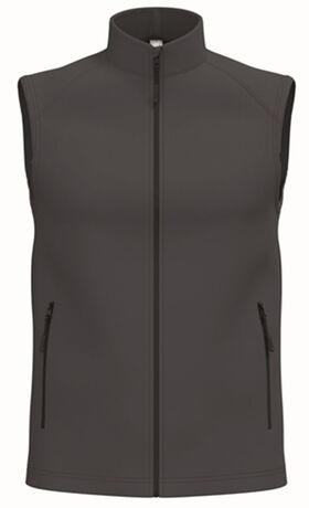 Softshell sans manches - Unisexe - IB413 - gris foncé