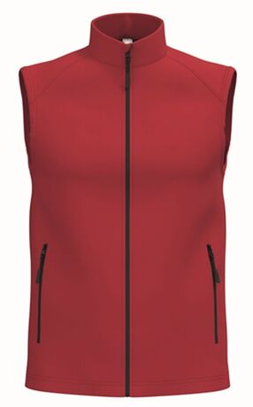 Softshell sans manches - Unisexe - IB413 - rouge