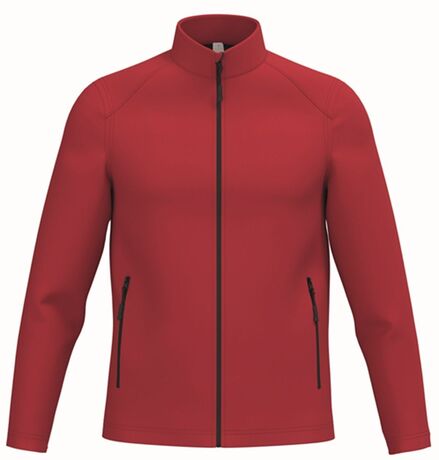 Veste softshell manches longues - Homme - IB410 - rouge