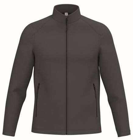 Veste softshell manches longues - Homme - gris foncé