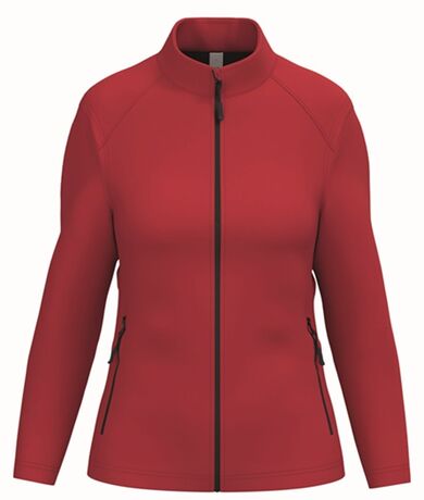 Veste softshell manches longues - Femme - rouge