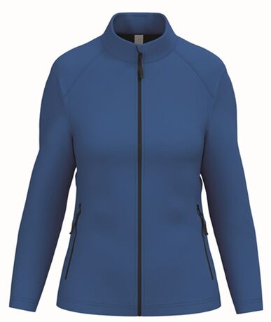 Veste softshell manches longues - Femme - bleu roi