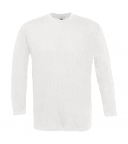 T-shirt manches longues coton blanc uni avec une coupe droite et un col rond EMINENCE - CCV Mode T-shirt manches longues coton blanc uni avec une coupe droite et un col rond EMINENCE - CCV Mode