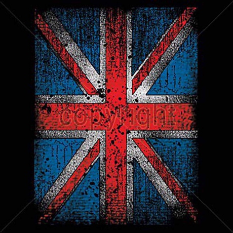 T-shirt FEMME manches courtes Drapeau anglais UK Union Jack