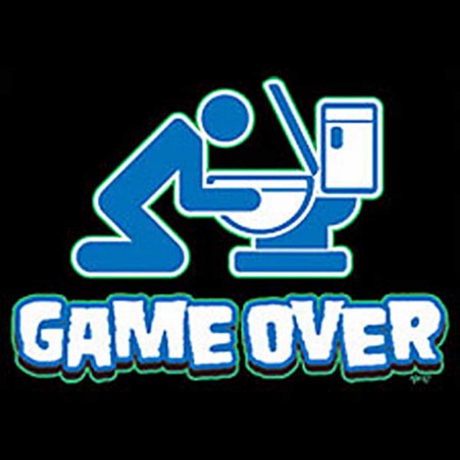 Téléchargement gratuit Images T Shirt Femme Manches Courtes Game Over Alcool Toilettes Humour 9043 dernière par