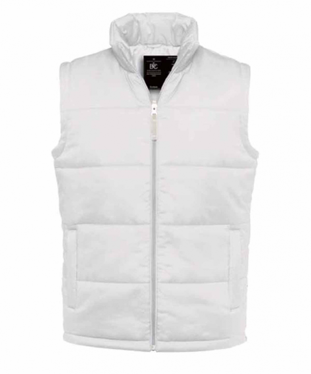 Gilet doudoune sans manches homme Bodywarmer JM930 Blanc