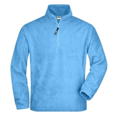 Veste Polaire Homme Zippée - Col Montant, Manches Longues, Poches - Léger Et Chaud Pour Mi-saison, Automne, Hiver