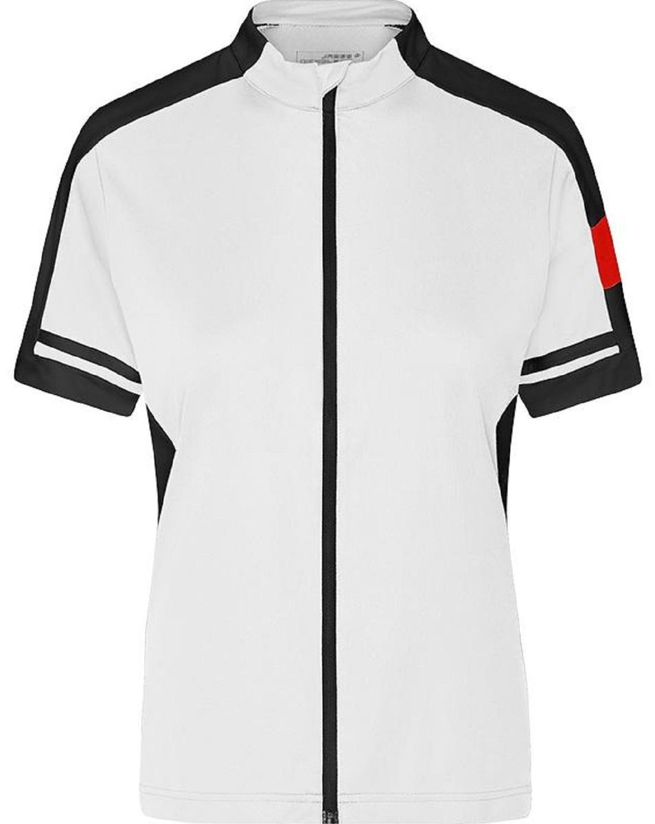 maillot cycliste zippé FEMME JN453 - blanc maillot cycliste zippé FEMME JN453 - blanc