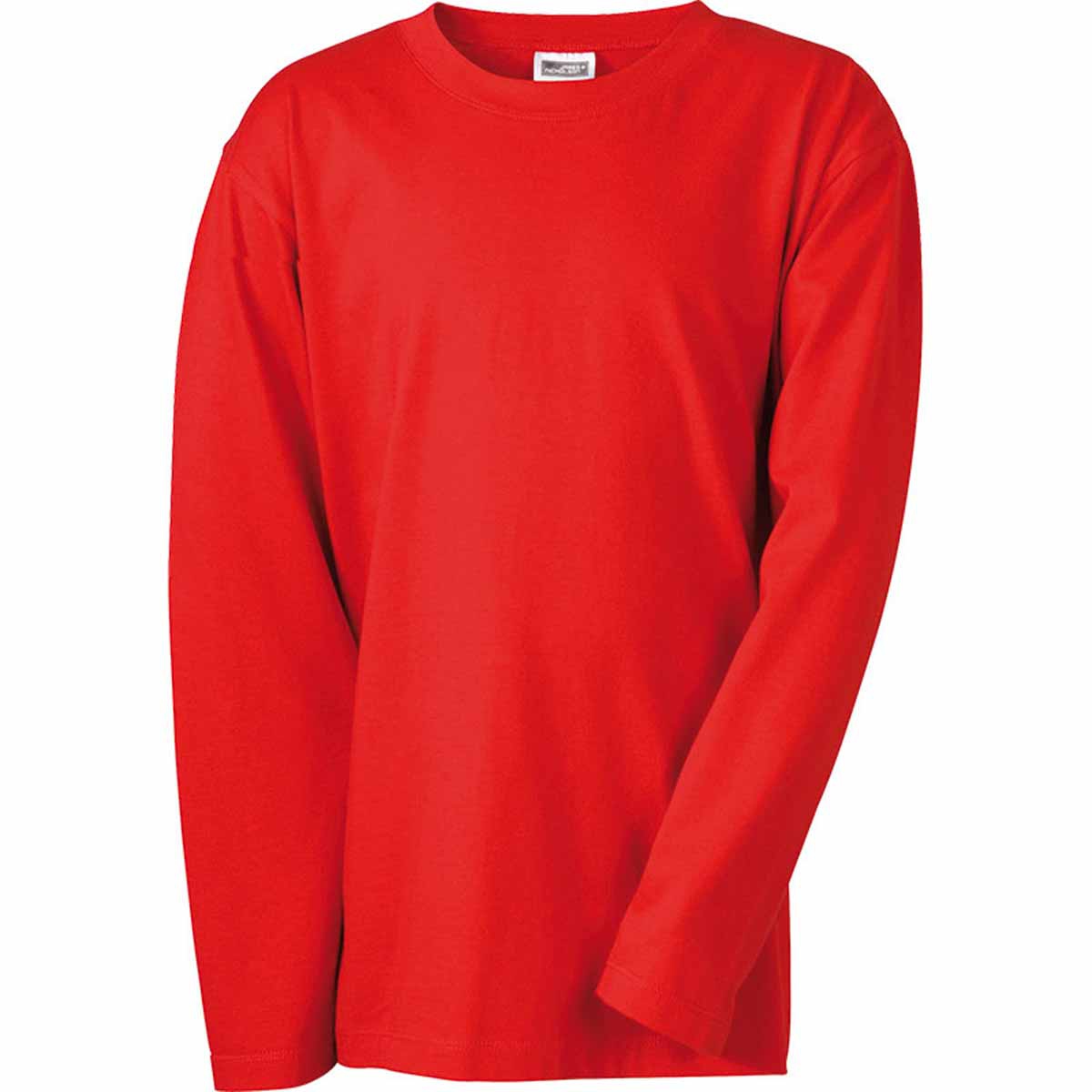 T shirt Manches Longues Enfant Col Rond JN913K Rouge t-shirt-manches-longues-enfant-col-rond-jn913k-rouge