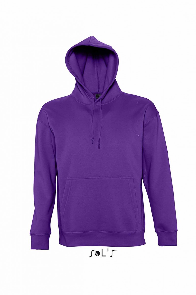 Sweat à Capuche Léger Homme Avec Poches Zippées - Veste De Sport Décontractée, Manches Longues, Couleur Violet, Taille XL