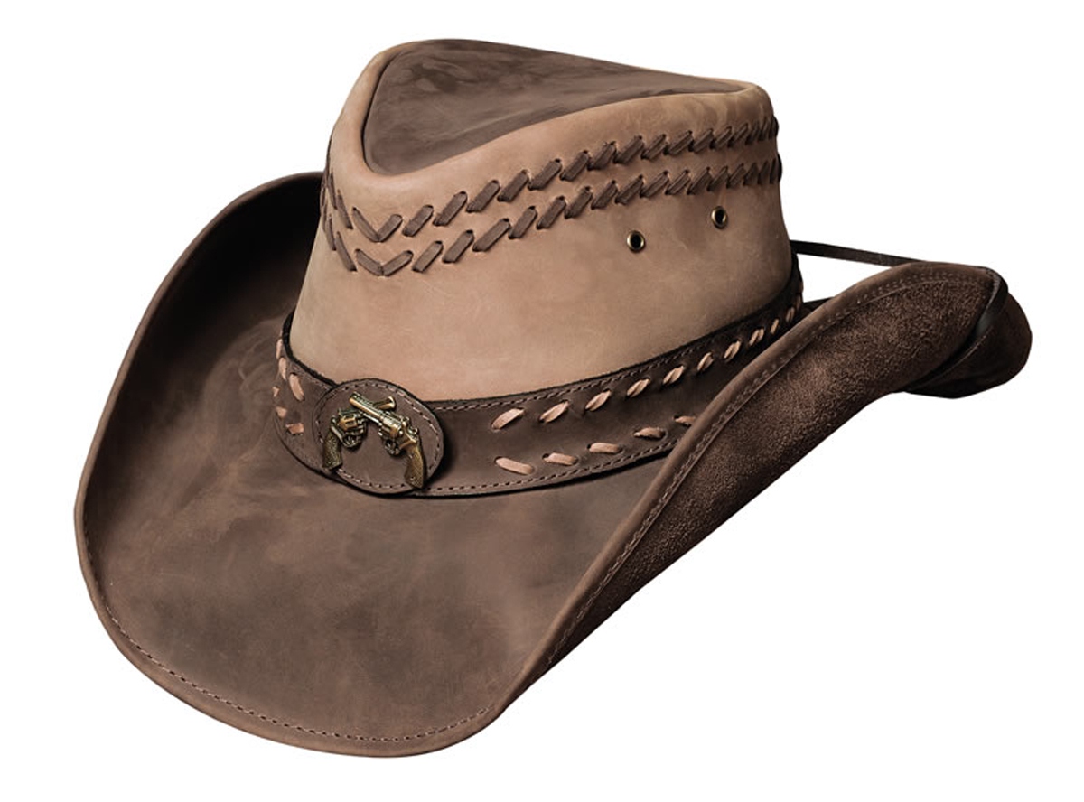 Chapeau country cowboy western Hide out - Bullhide - marron clair