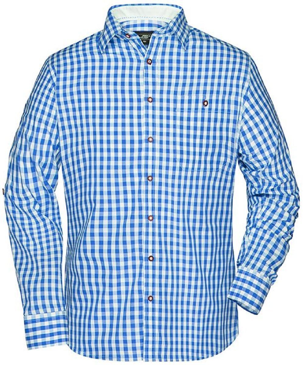 Chemise traditionnelle chemise homme à carreaux manches longues