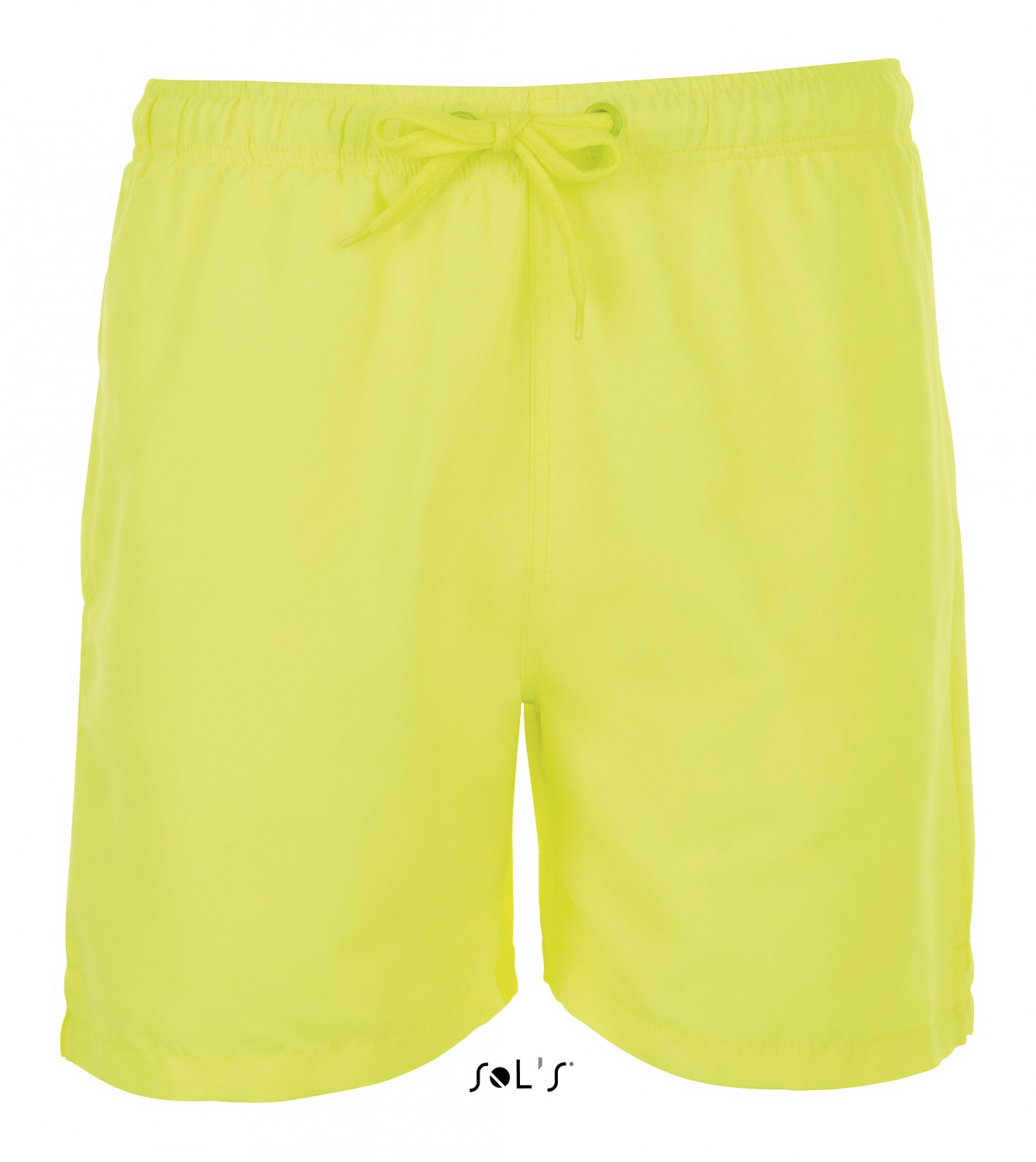Short de bain Homme 01689 jaune fluo - Main Image