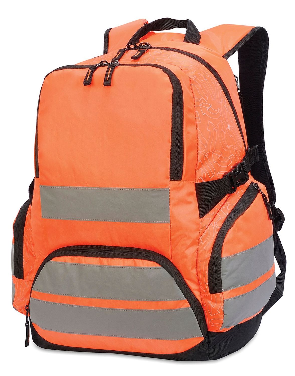 Gilet De Sécurité Réfléchissant AWH AO – Orange XL, Lavable, Visible à 300 M, Bandes 360° - 3