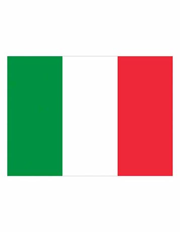 Drapeau Italie 150 X 90 Cm - Polyester - 2 œillets Pour Hampe - Pour Supporter La Squadra Azzurra - 7