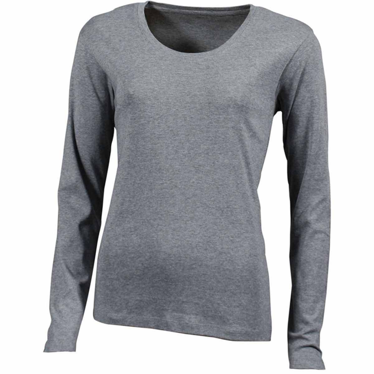 tee shirt femme coton manche longue