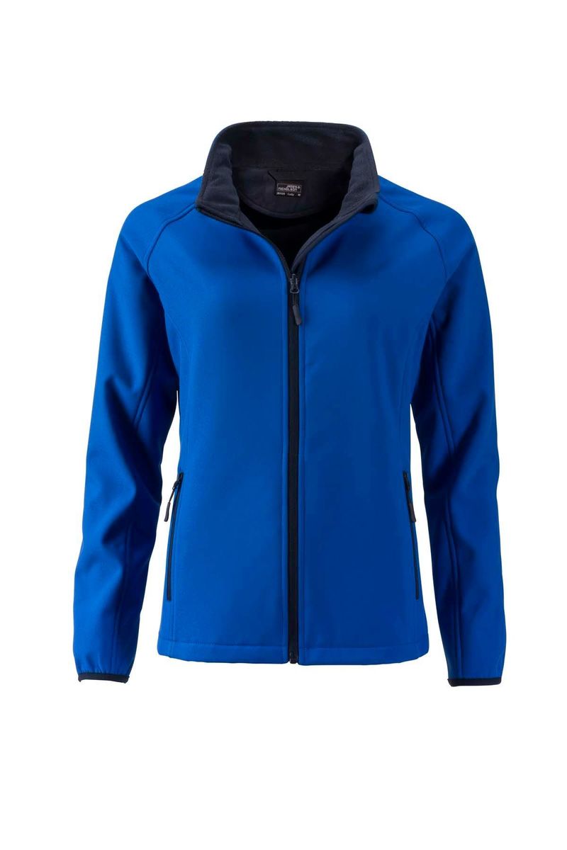 Veste softshell coupe vent de trek montagne - MT900 bleu marine femme Veste softshell coupe vent de trek montagne - MT900 bleu marine femme