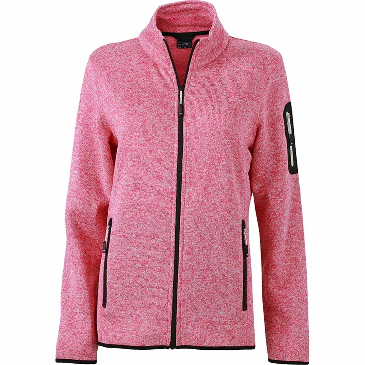 Veste zippée polaire - femme - JN761 - rose