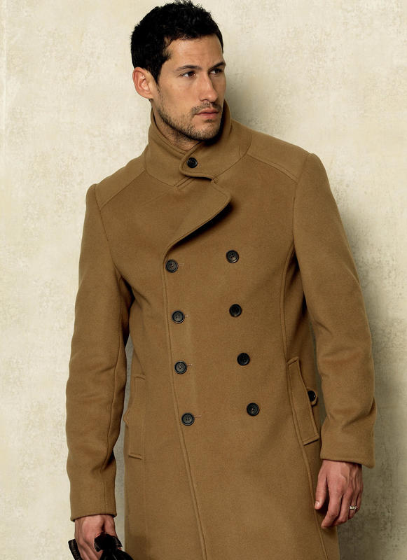 Patron Vogue 8940 Manteau Caban Peacoat homme et pantalon Patron Vogue 8940 Manteau Caban Peacoat homme et pantalon