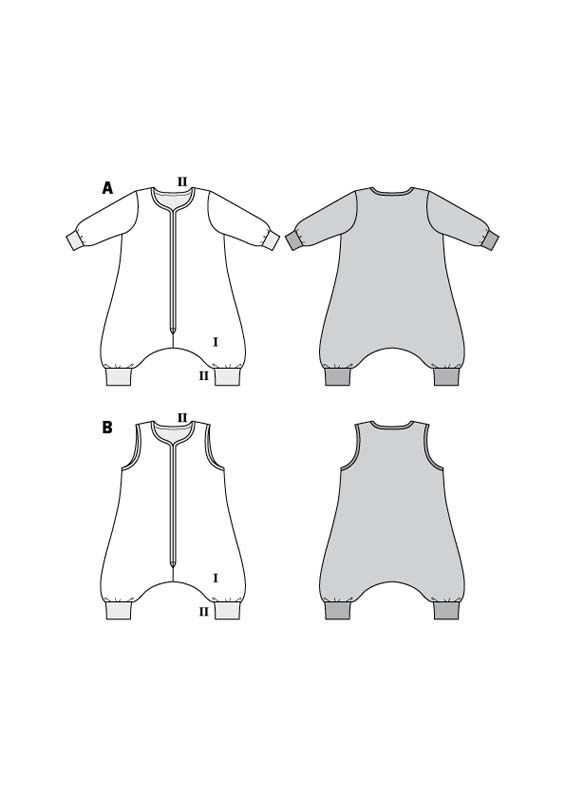 Patron Burda 9298 Combinaison Gigoteuse Bebe Avec Des Jambes Patron Burda 9298 Combinaison Gigoteuse Bebe Avec Des Jambes