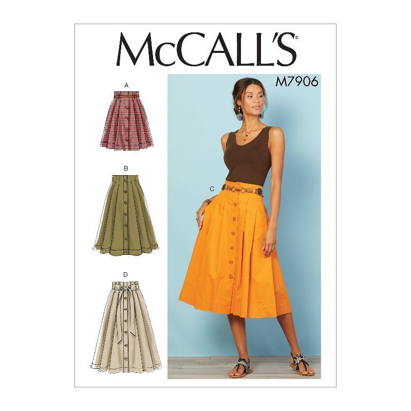 McCalls Patron de Femmes Patron de Couture Facile 7197/ Jupes en 6/ Styles