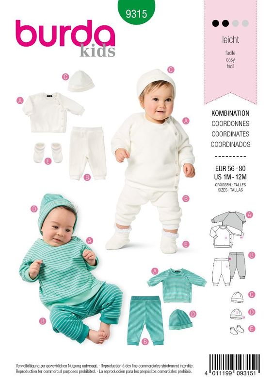 Patron Burda Sweat Pantalon Bonnet Et Chaussons Pour Bebes Patron Burda Sweat Pantalon Bonnet Et Chaussons Pour Bebes