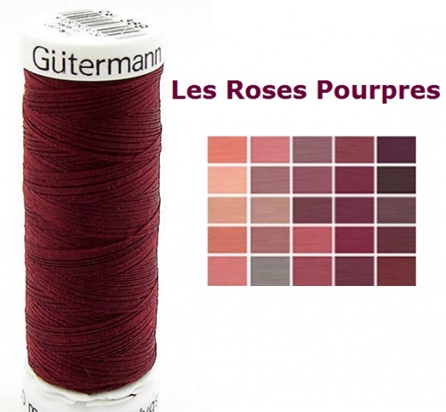 Gutermann Col 30 m 369 Top Stitch Heavy Duty Polyester Fil à coudre rouge
