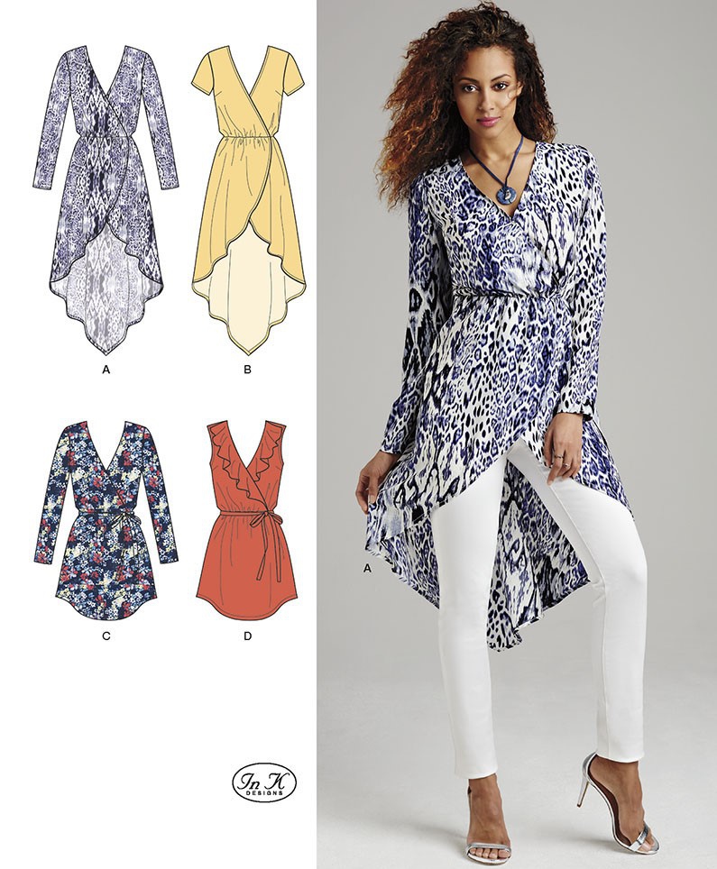 Simplicity 8640 Patron de couture pour robes tuniques 20W-28W hauts BB