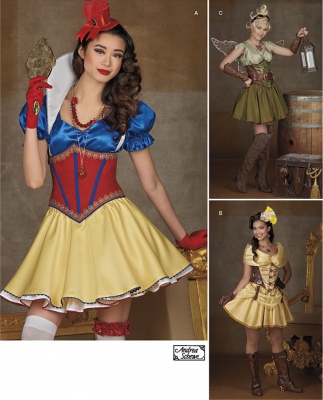 Princesses Patron Déguisement Sexy Inspiré Disney Simplicity Corsage Cosplay Par 7881 Robe RAjLq543