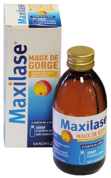 Maxilase maux de gorge sirop