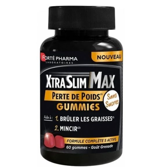 XTRA SLIM MAX - Perte de poids - 60 gommes