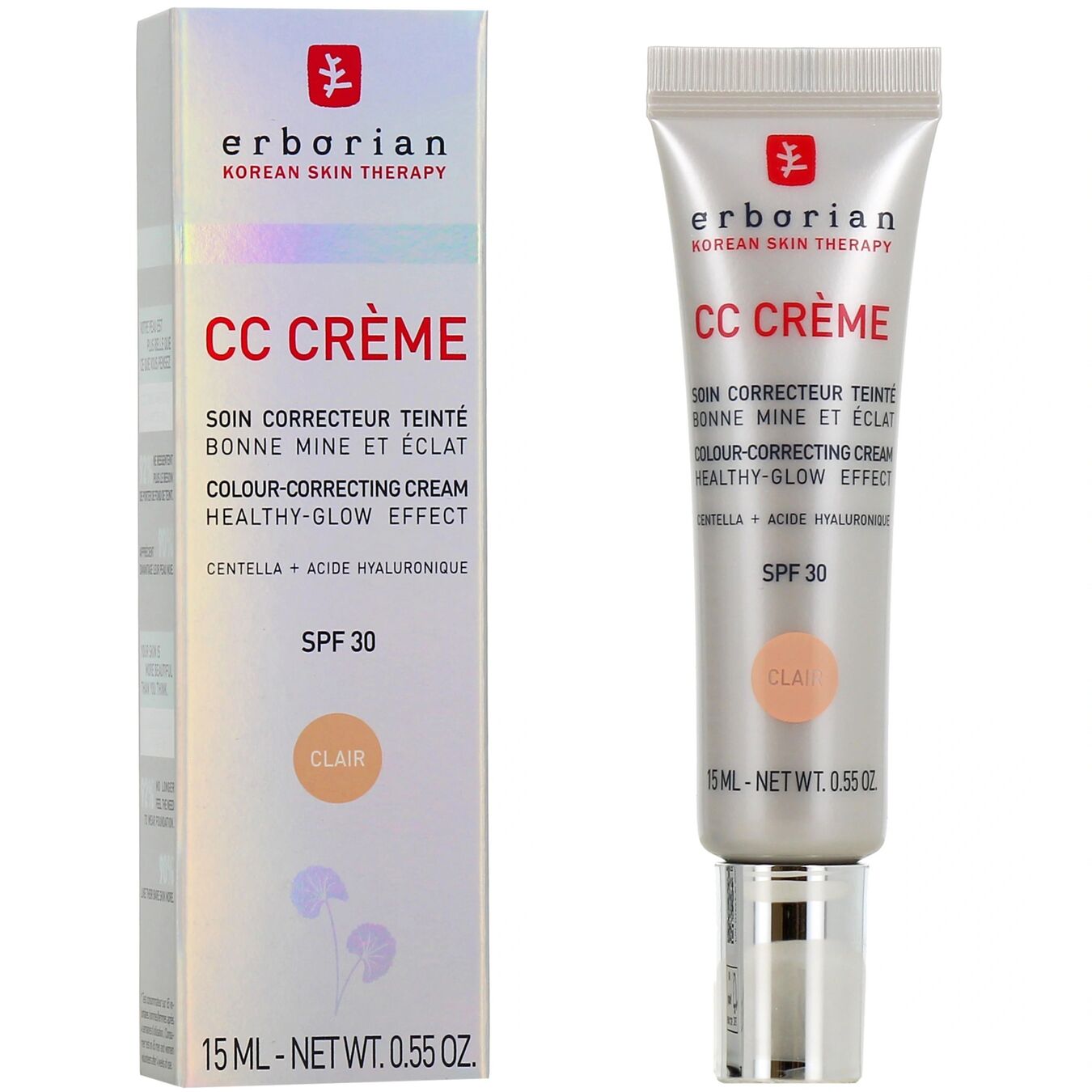 Erborian CC crème a la centella asiatica teinte clair
