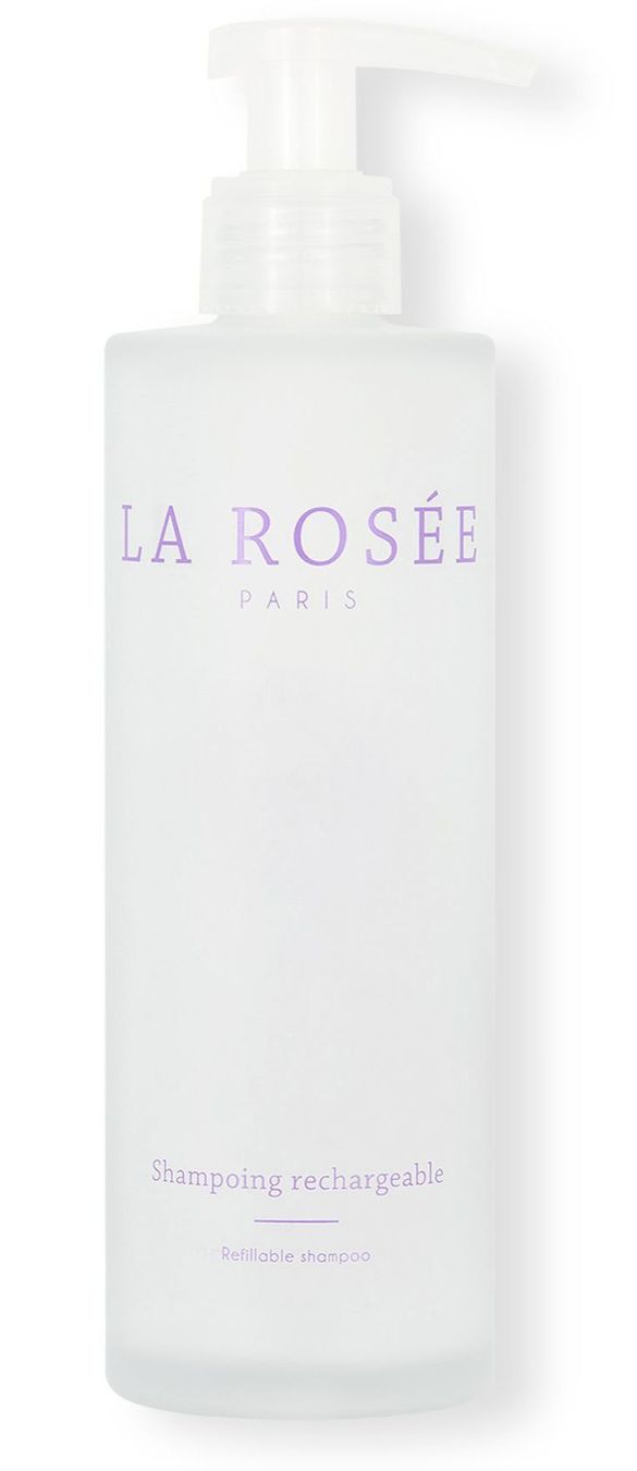 la rosée shampooing flacon en verre vide