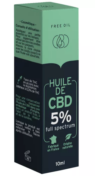 Free Oil Huile de CBD 5% 10ml