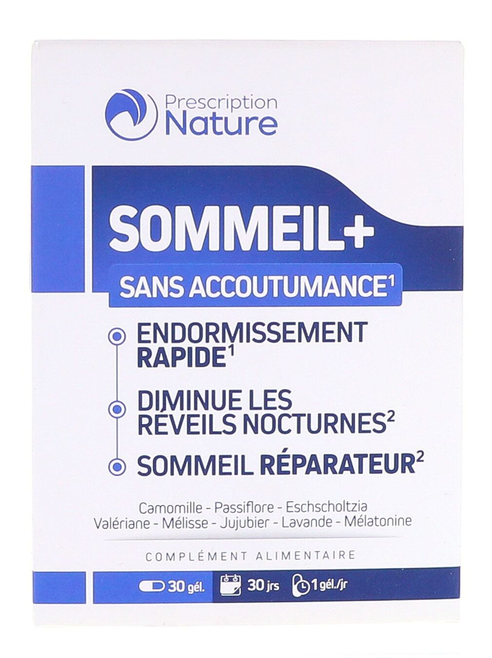 Prescription Nature SOMMEIL Sans Accoutumance