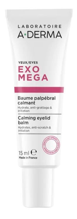 A-Derma Exomega – Baume Palpébral Calmant (15 ml)