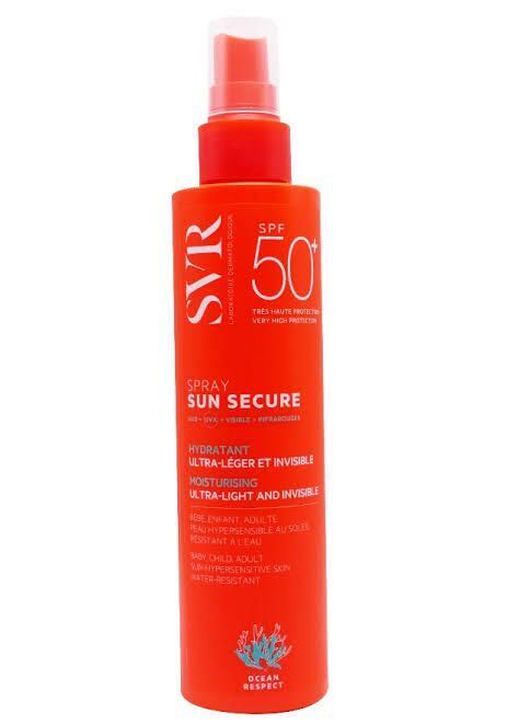svr sun secure spray spf50