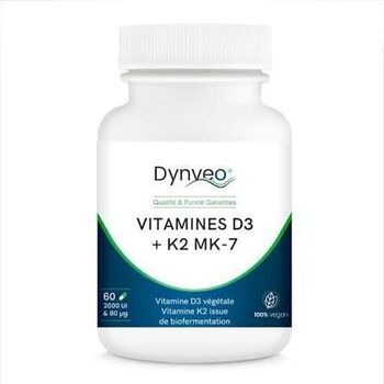 Dynveo - vitamine D3 + K2 MK-7