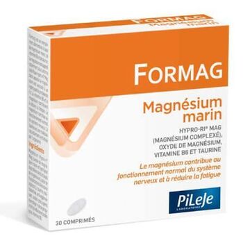 FORMAG  :  à base de magnésium marin + vitamine B6 +  taurine