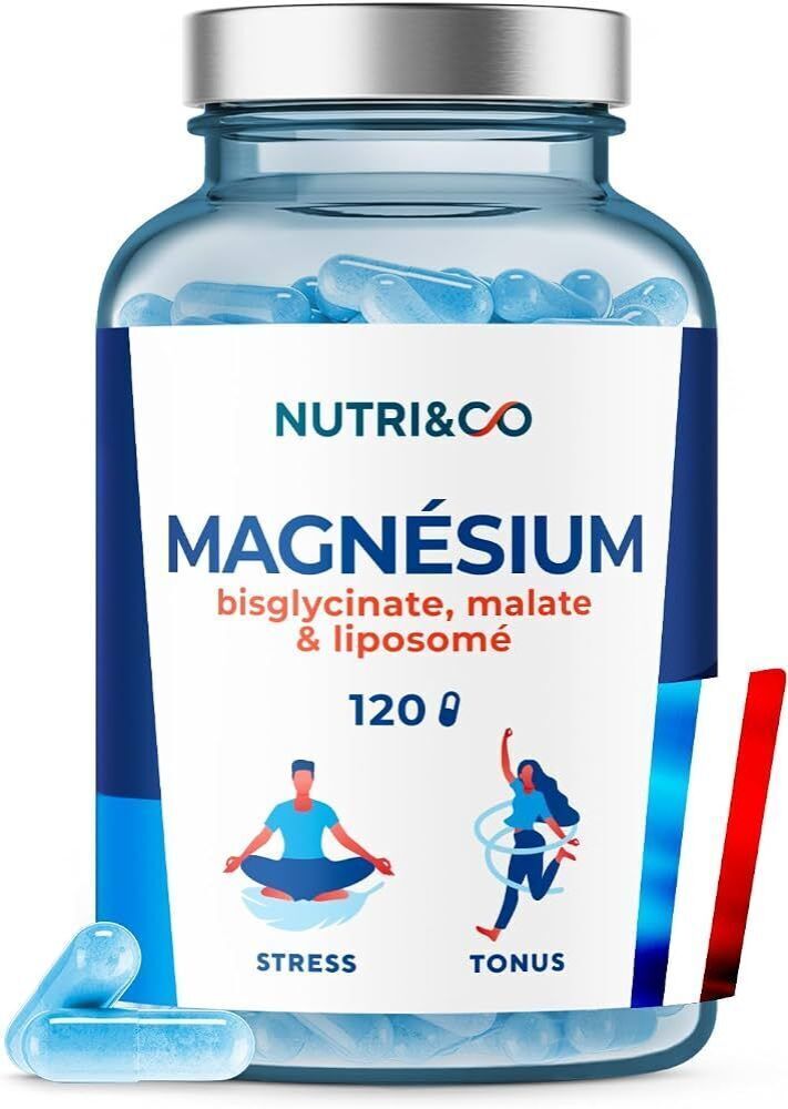 Nutri&Co Magnésium Bisglycinate, Malate & Liposomé