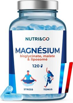 Nutri&Co Magnésium Bisglycinate, Malate & Liposomé
