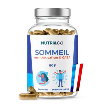 Nutri&Co Sommeil – Menthe, Safran & GABA